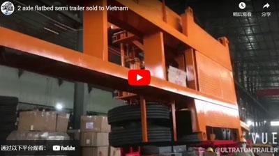 ベトナムに販売された超小型2軸フラットベッド
